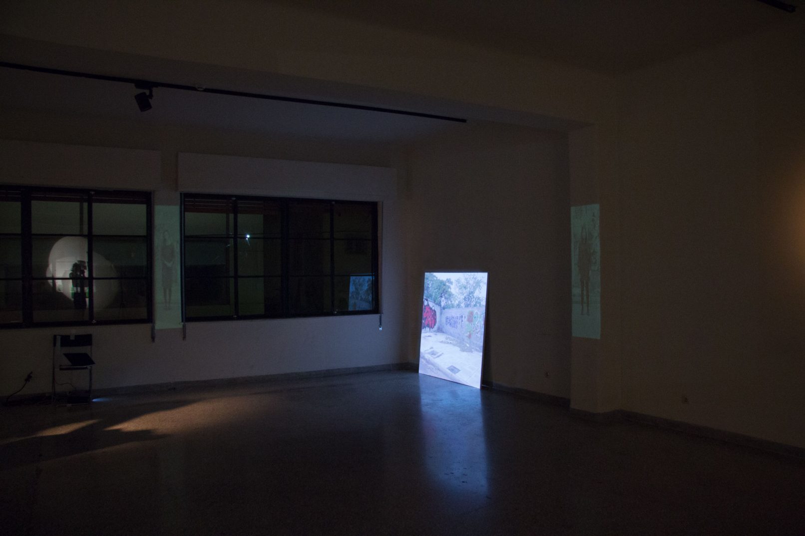 Romantso gallery. The image depicts the installation Absence.