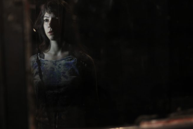 reflection of the performer Myrto Delimihali